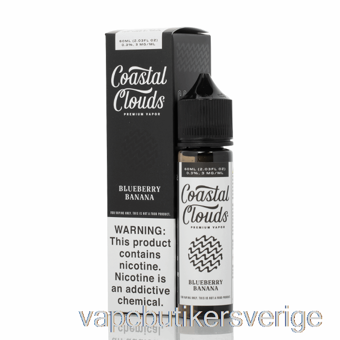 Vape Sverige Blåbärsbanan - Coastal Clouds Co. - 60ml 6mg